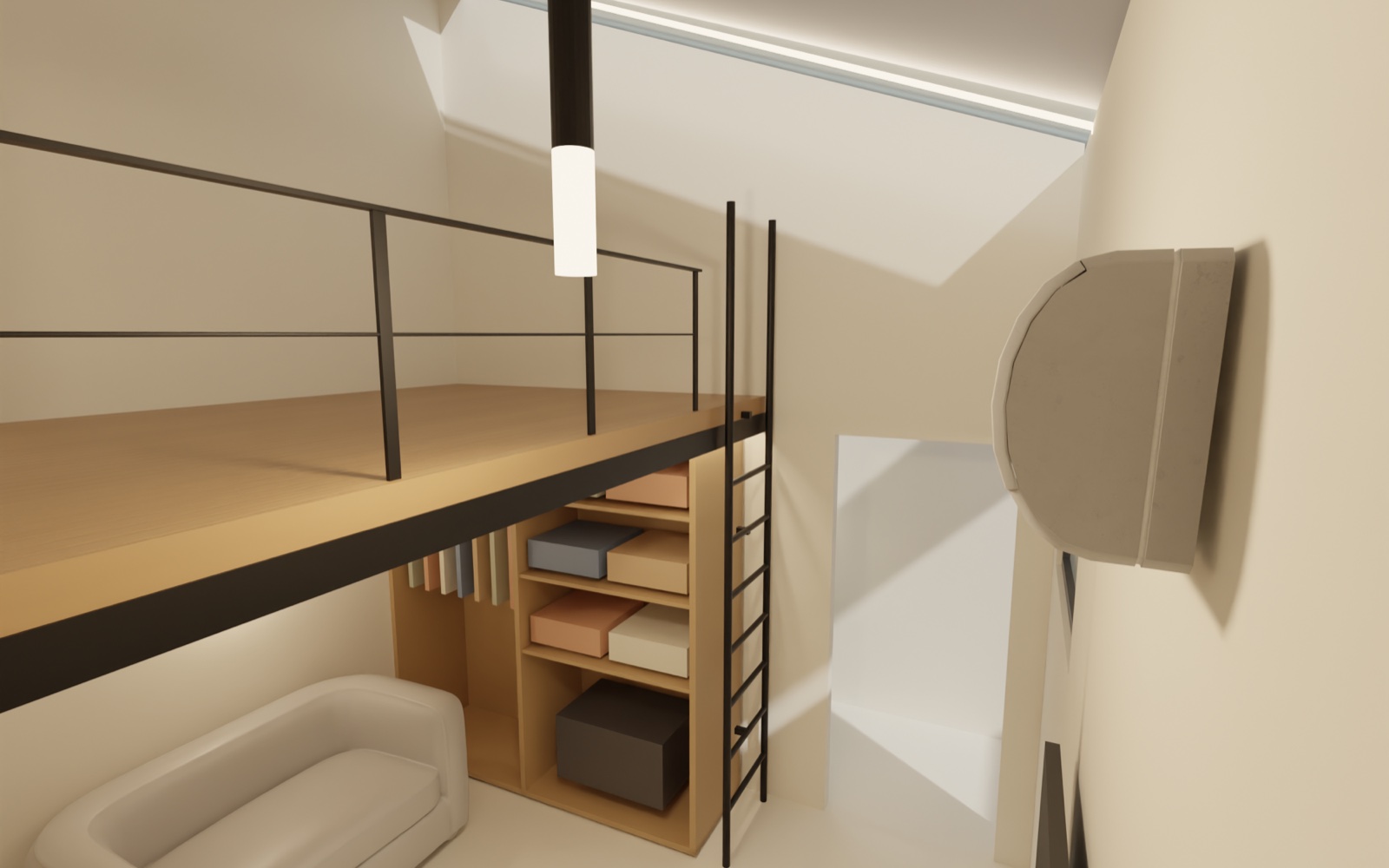 Studio mezzanine